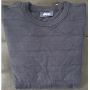 Armani Jesus Women's Navy Blue‎ Crewneck Sweater Size Large